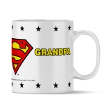 Großvater Superman Keramikbecher - lizenziertes Produkt