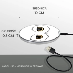 Indukční nabíječka Harry Potter Bradavice - licencovaný produkt