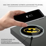 Batman DC Comics indukciós töltő - licencelt termék