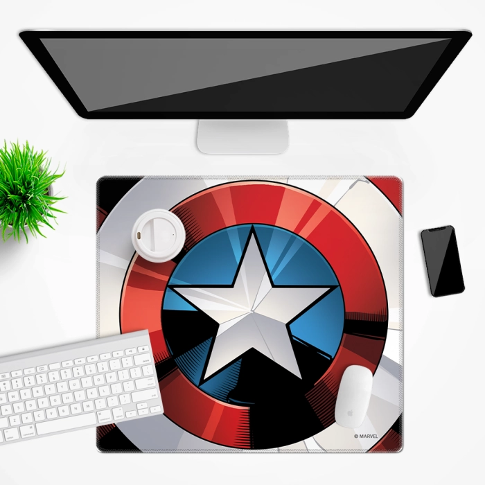 Výrazná podložka na stůl – Marvel Kapitán Amerika 50×45 cm