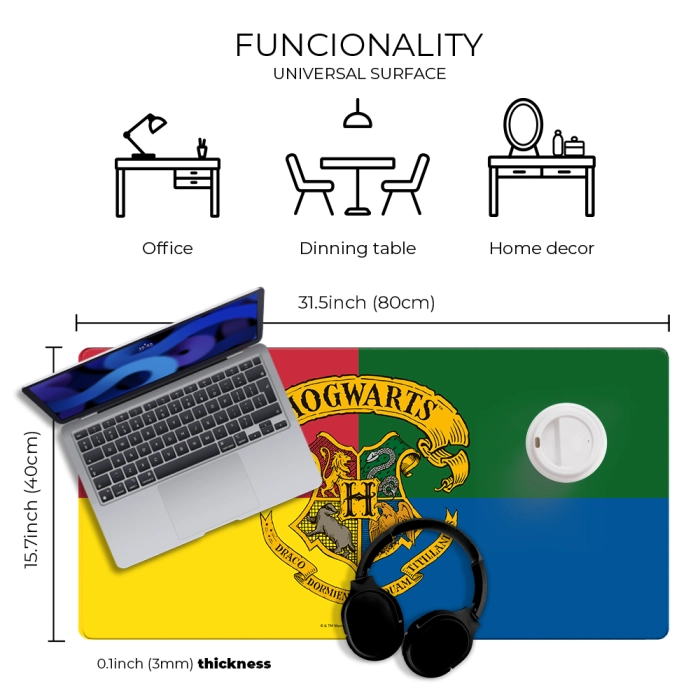 Harry Potter desk mat - 80x40 cm