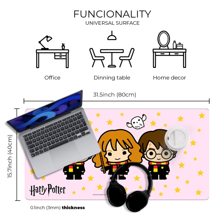 Harry Potter desk mat - 80x40 cm
