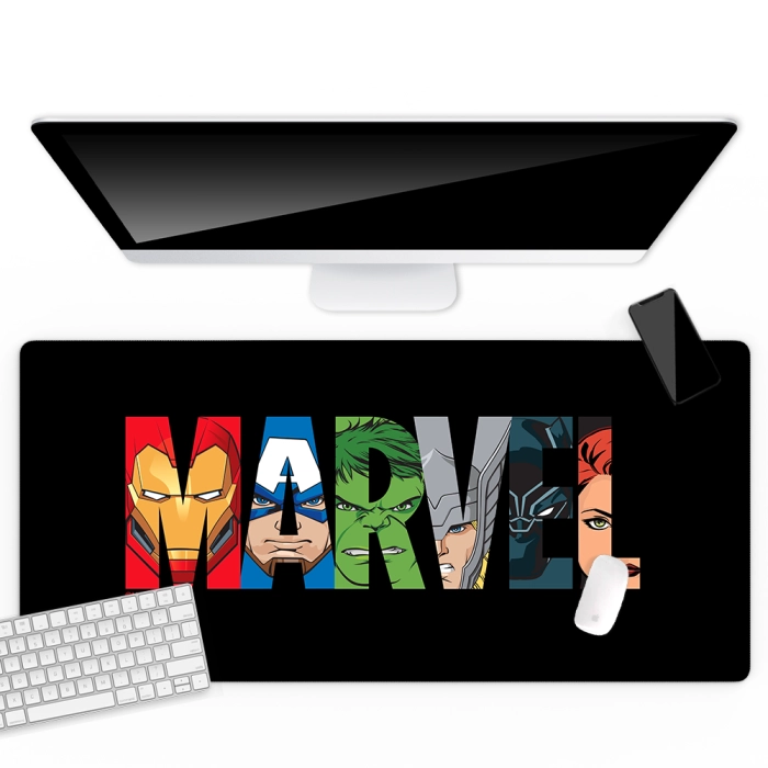 Schreibtischunterlage 80x40 cm - Marvel