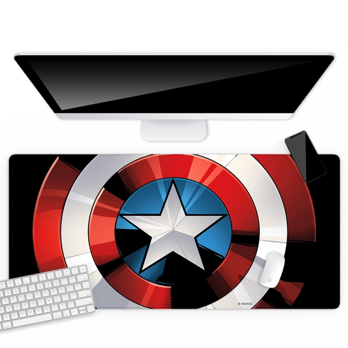 Podložka na stôl 80x40 cm - Marvel Captain America