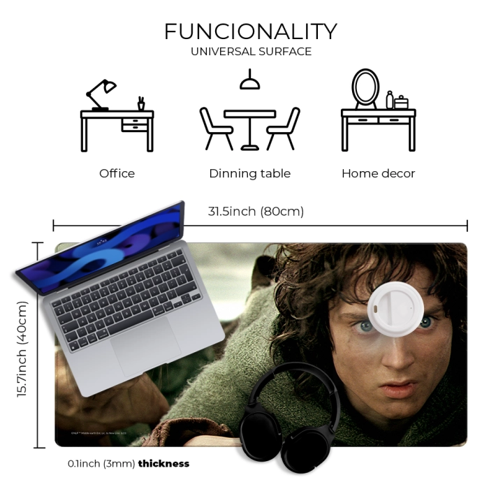 Lord of the Rings desk mat - 80x40 cm