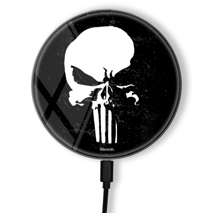 Punisher Marvel induktives Ladegerät - lizenziertes Produkt