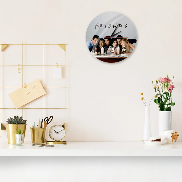 Nástenné hodiny 29 cm - Friends - Licenčný produkt