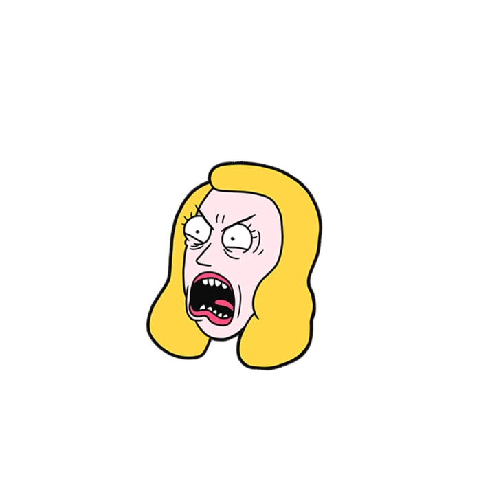Rick and Morty magnet - licensed product