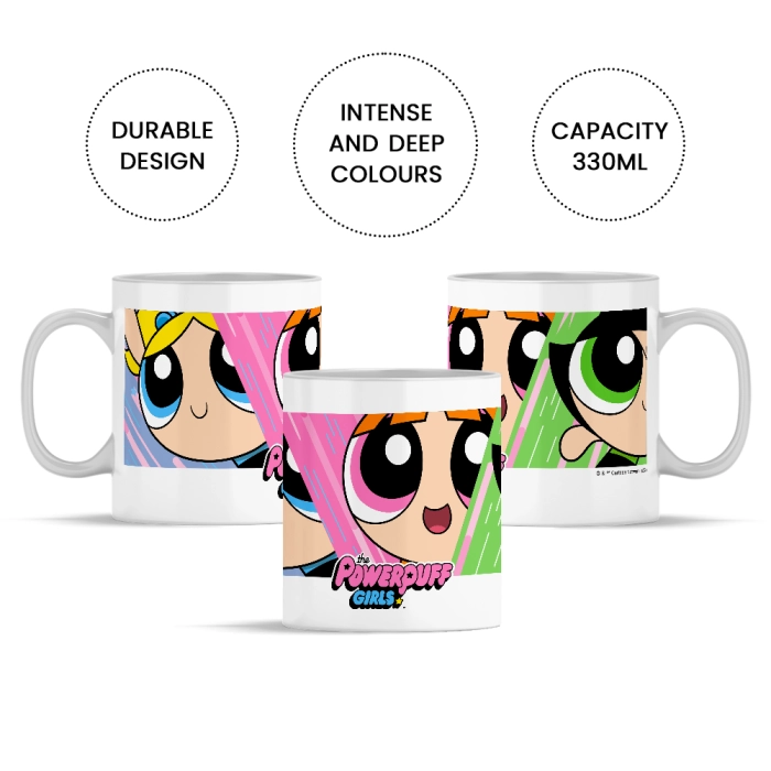 Powerpuff Girls ceramic mug - licensed product