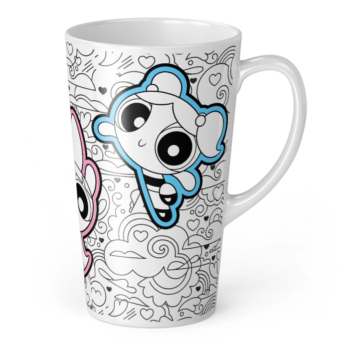 Keramický hrnček na latte The Powerpuff Girls - licencovaný produkt