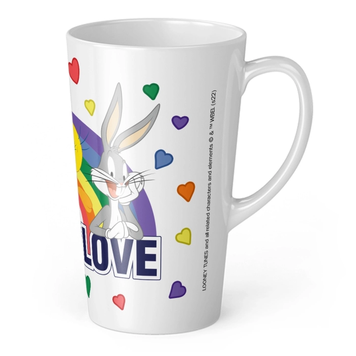 Keramický XL hrnček na latte Looney Tunes - Love is Love