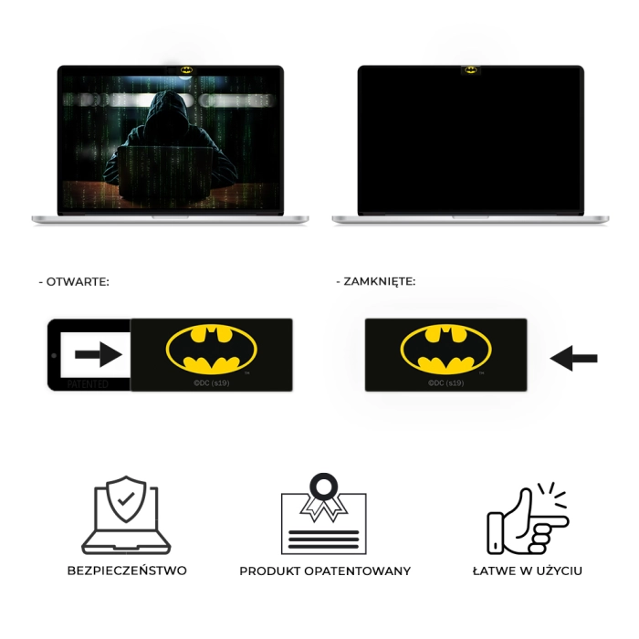 Cap for the computer camera Batman