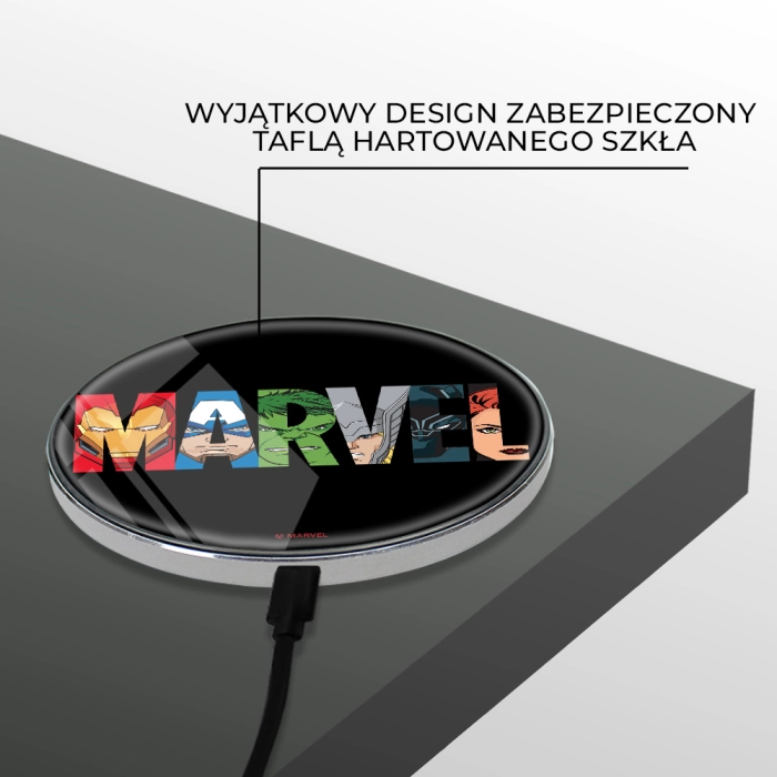 Індуктивний зарядний пристрій Marvel - ліцензований продукт
