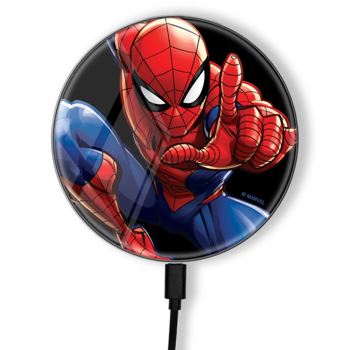 Spider Man Marvel indukčná nabíjačka - licencovaný produkt