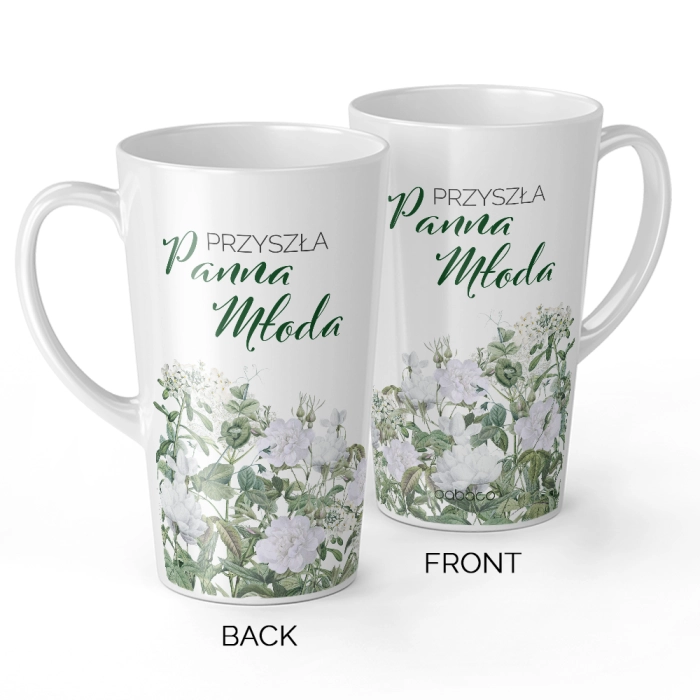 Ceramic XL Latte mug for a bachelorette party - Team Bride