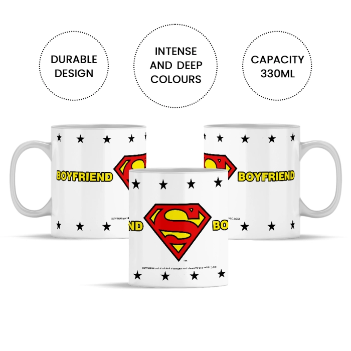 Boyfriend Superman ceramic mug - licensed product