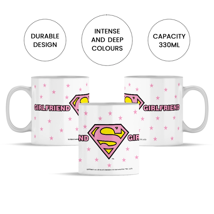 Girlfriend Superman ceramic mug - licensed product