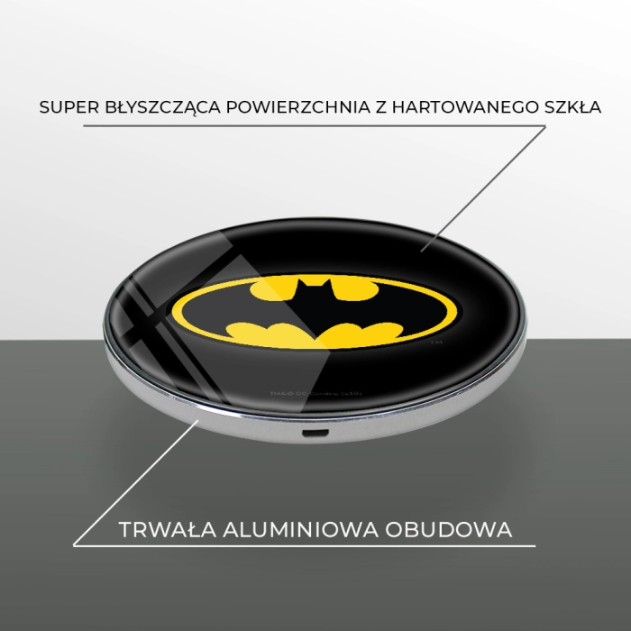 Batman DC Comics indukciós töltő - licencelt termék