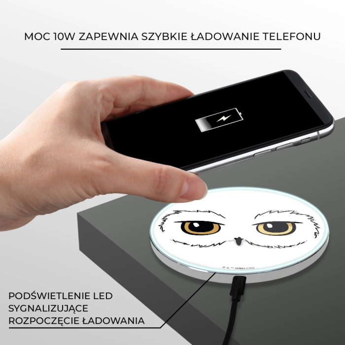 Indukční nabíječka Harry Potter Bradavice - licencovaný produkt