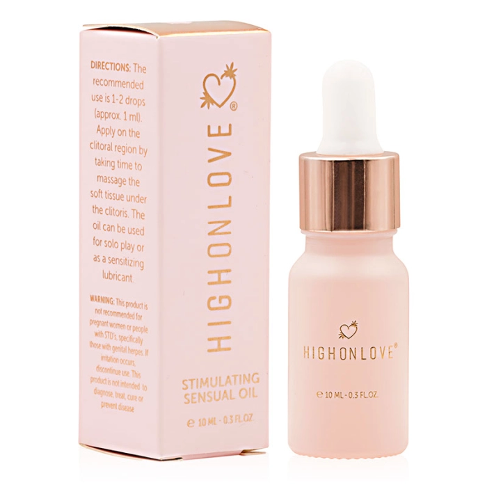 High On Love Sensual and stimulating massage oil - mini