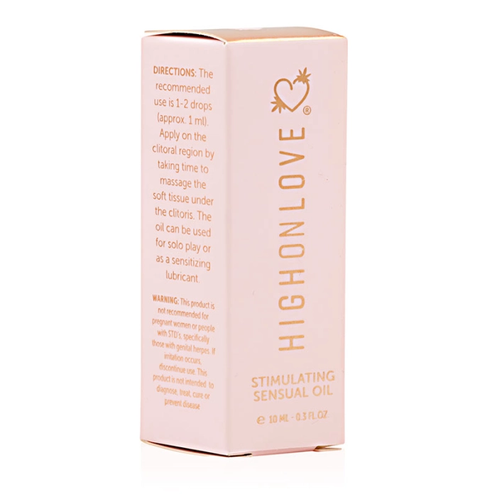High On Love Sensual and stimulating massage oil - mini