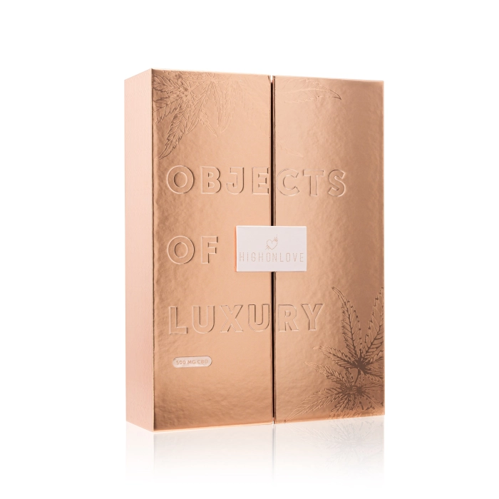 High On Love Gift Set luxury objects with the addition of CBD 500mg