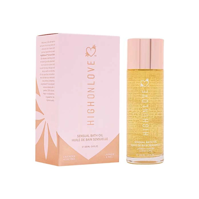 High On Love sensual Lavender Honeybee bath oil
