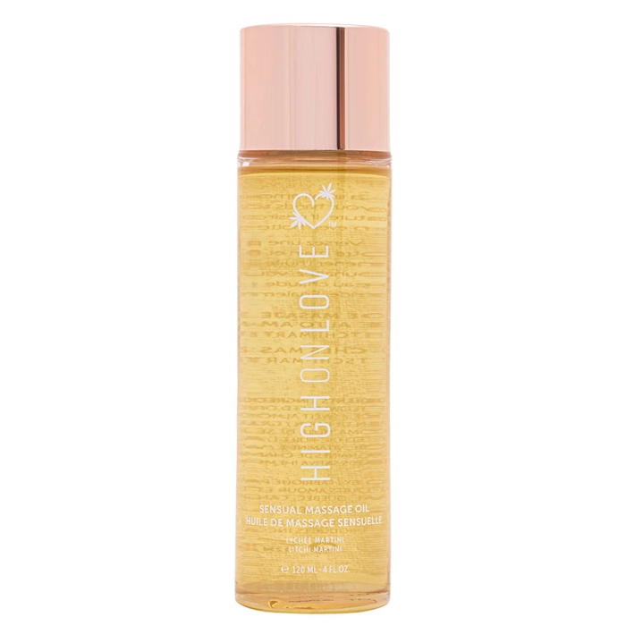 High On Love Sensual Lychee Martini massage oil
