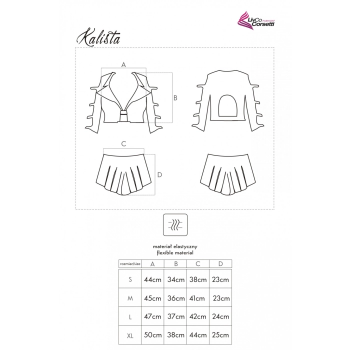 Women's Policewoman Costume (6 Pieces) L