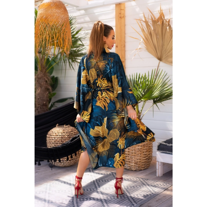 Handis Aquareel Collection bathrobe - one size