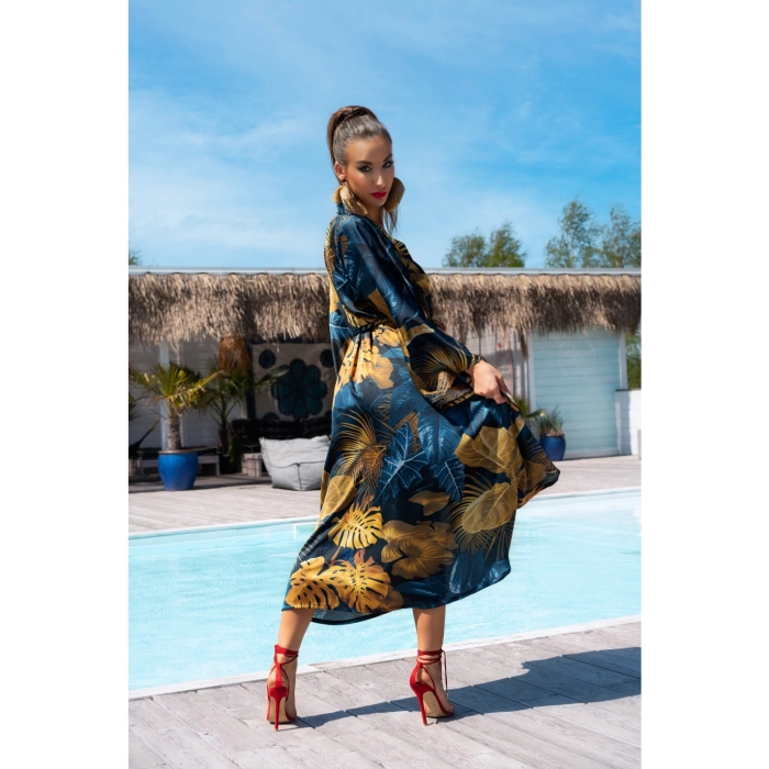 Handis Aquareel Collection bathrobe - one size