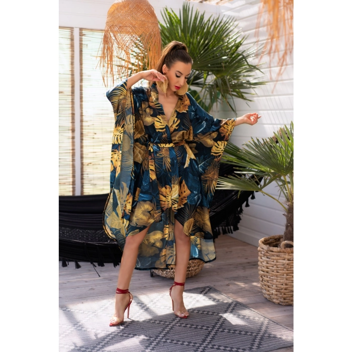 Handis Aquareel Collection bathrobe - one size