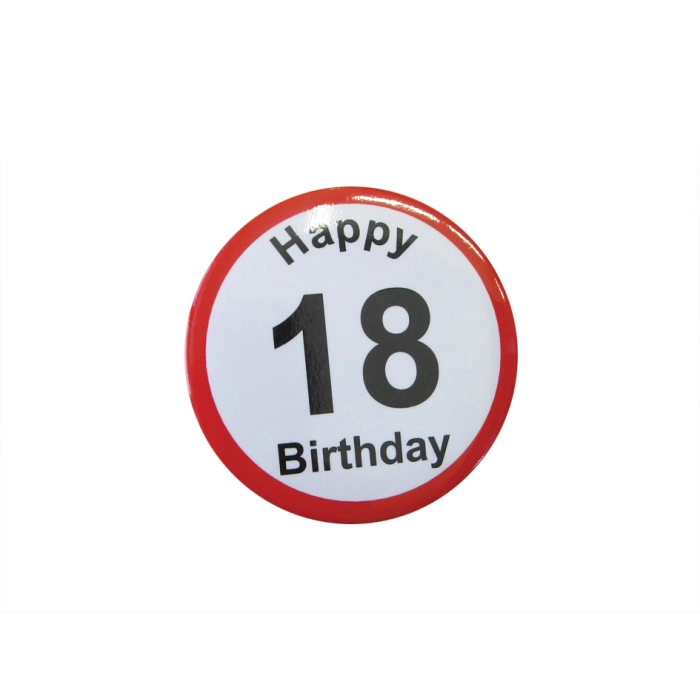 Happy Birthday Badge - 18