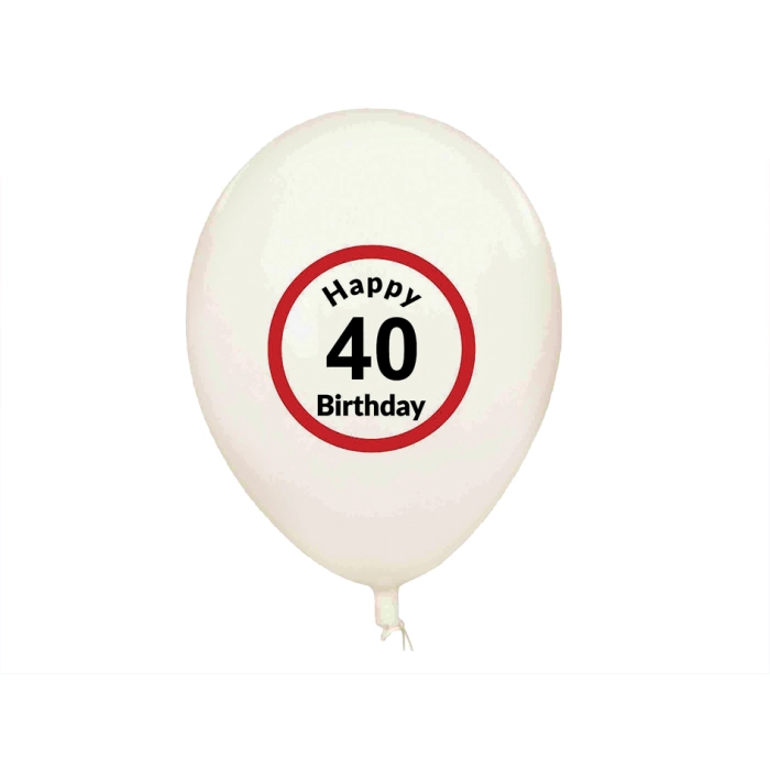 Повітряні кульки на день народження - 40