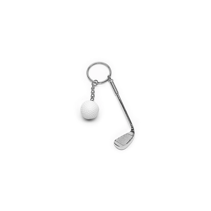 Golfer's keychain - club with ball