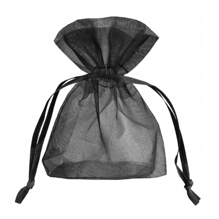 Organza bag 10 x 15 cm - Black