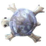 A turtle filled with sand small