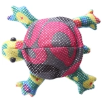 A turtle filled with sand small