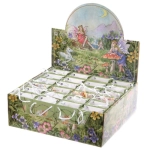 Figurine forest fairy with a unicorn in a bag