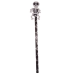 A pencil with a skeleton-shaped eraser