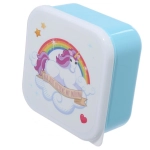 Set of 3 Unicorns lunch boxes