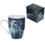 Porcelain mug Lisa Parker Wolf the guide