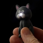 Cat Keychain with Sound & LED