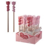 Hearts and Arrow Pencil with Eraser