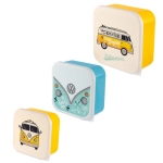 Set of 3 VWT1 Bus Surf Adventure breakfast boxes