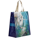 Unicorn and fairy shopping bag - Lisa Parker artwork