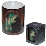 Oil burner Cat with absinthe by Lisa Parker