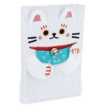 Plush set - pencil case + notebook Maneki Neko Cat Luck