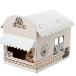 Kočka Pusheen - DIY kartonový domeček pro kotě