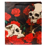Skulls and roses gift bag - size XL